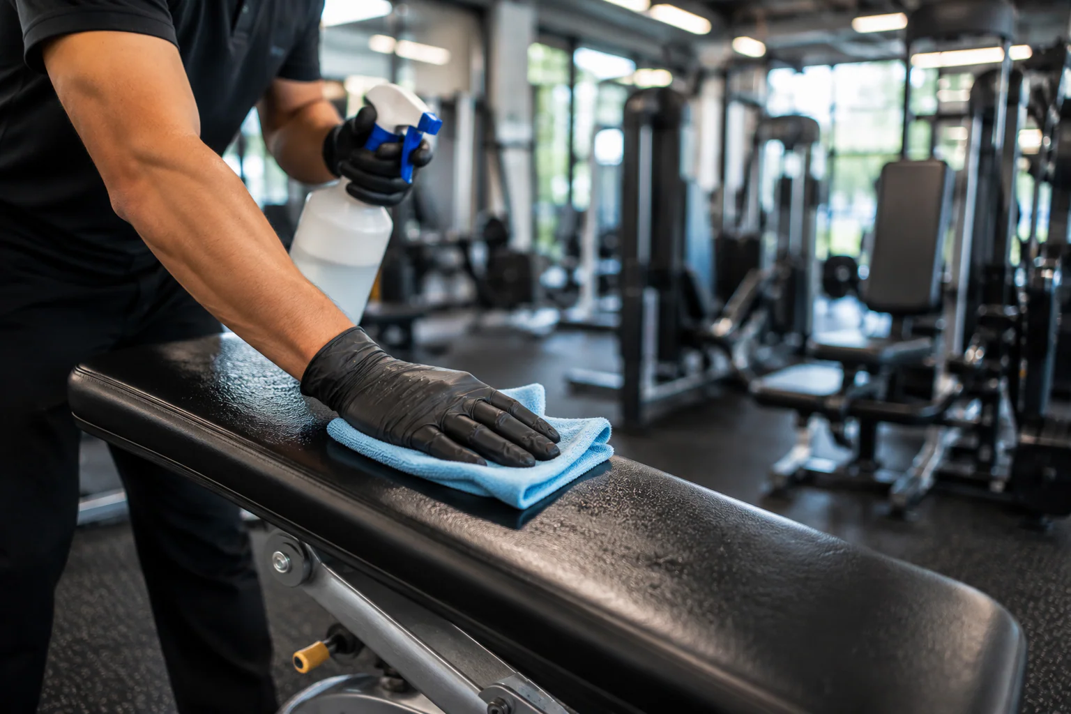 Fitnessstudio-Reinigung